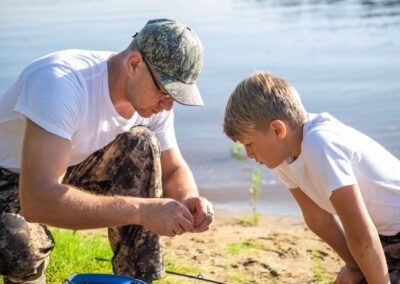 experience fishing Thermal Camping campsite