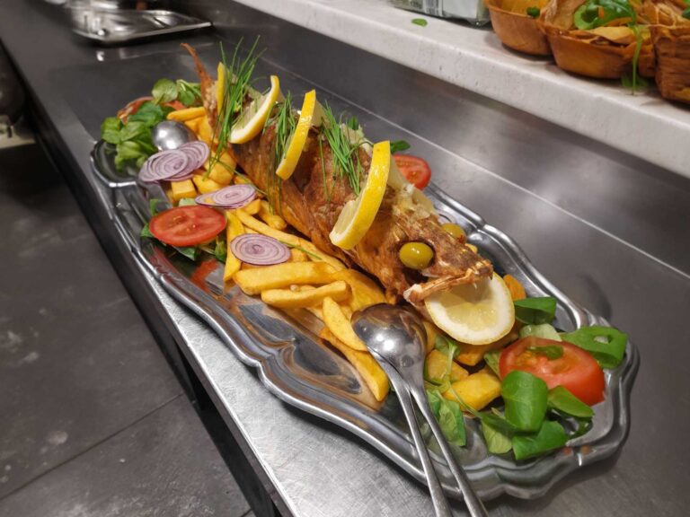 restauracja Zalakaros Thermal Camping dania rybne