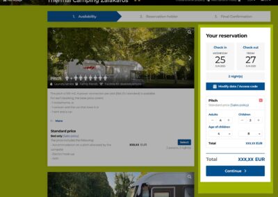 camping place price calculation booking Thermal Camping Zalakaros