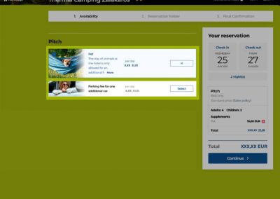 camping place price calculation booking Thermal Camping Zalakaros