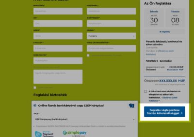 kempinghely ár kalkuláció foglalás Thermal Camping Zalakaros