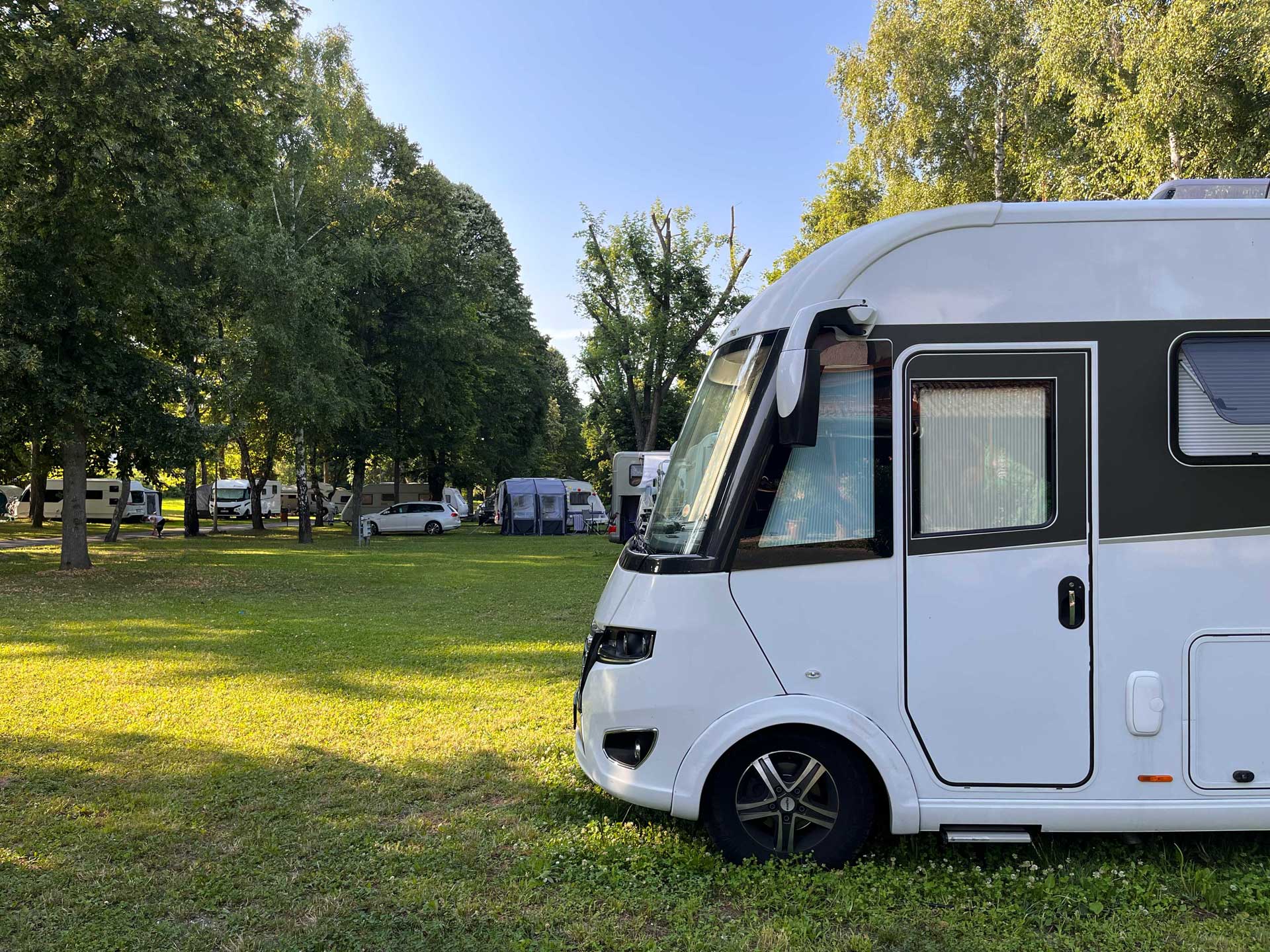 Kanutour Wohnwagen Unterkunft Kányavári Insel Thermal Camping Zalakaros