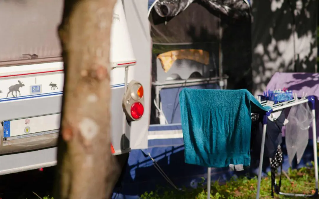 Can you stay in a caravan on a campsite?