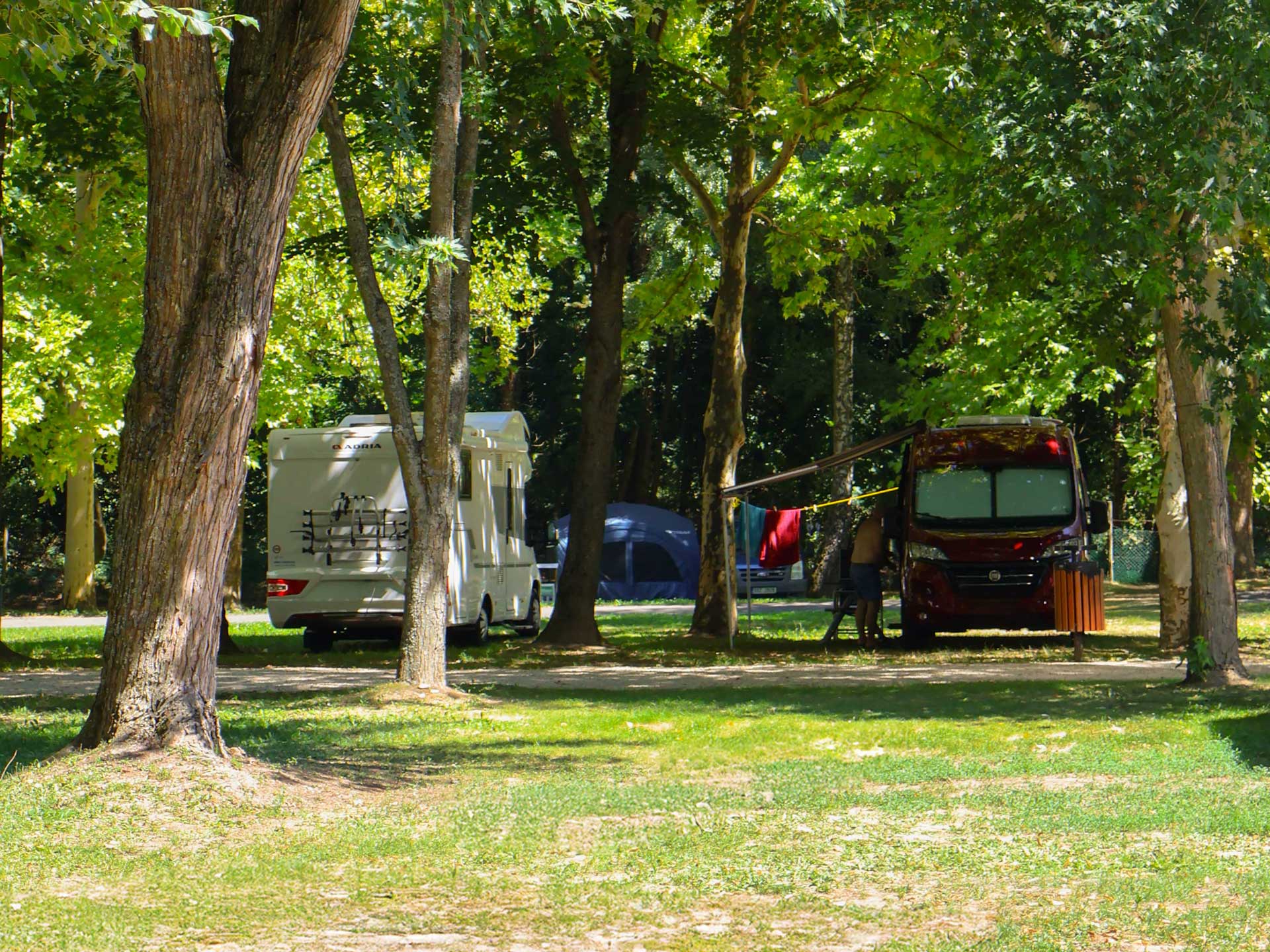 autumn camping Thermal Camping Zalakaros camping places