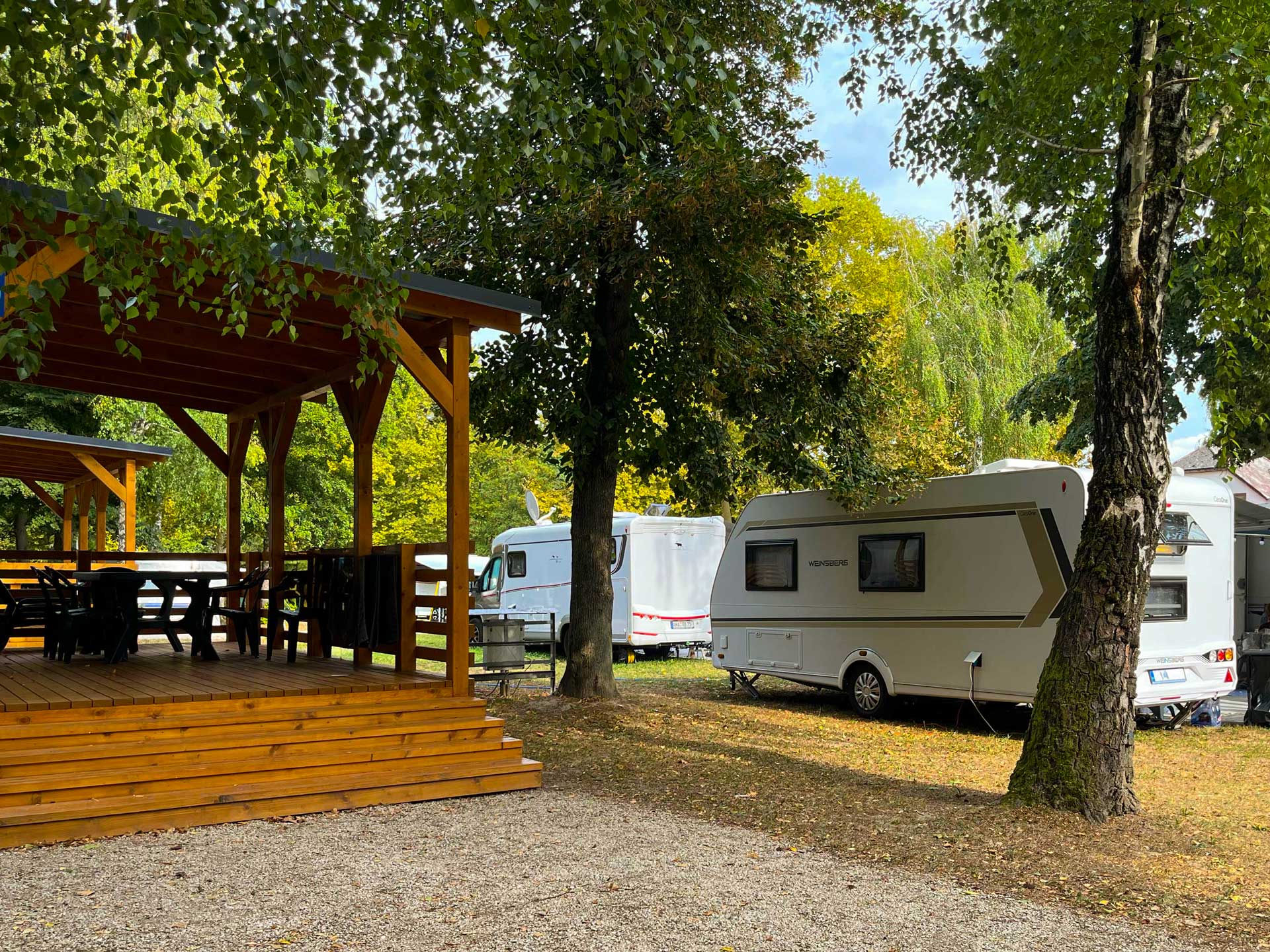 relaxáció Zalakros Thermal camping lakókocsi parcella